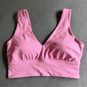 lululemon Align™ V-Neck Bra 
Light Support, DDD/G Cup - Pink Frosting S